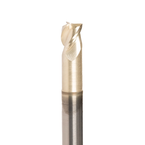 Zrn Coated Flat Stub Cutter - 0.25" Diameter, #203Z